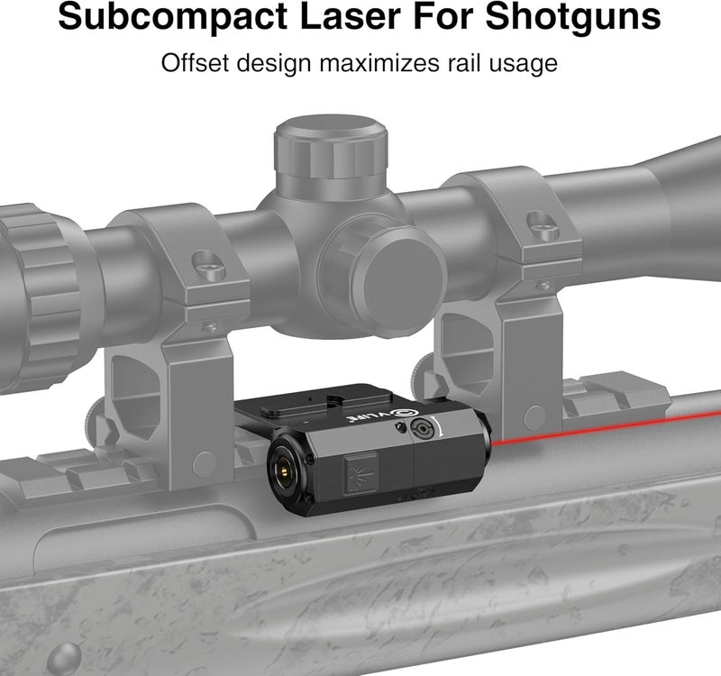 CVLIFE Rifle Green/Red Laser Sight Compatible with M-Lok and Picatinny Rail Mount, Low Profile Laser for Rifle Magnetic Rechargeable Laser Beam Sight - Image 2
